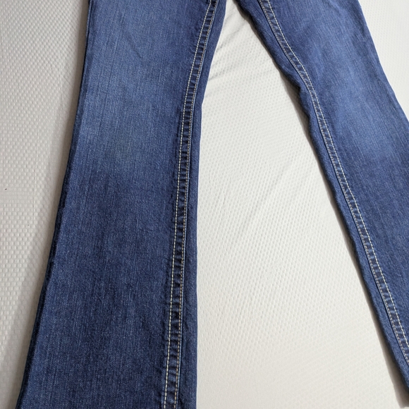 Ariat FR Work Jeans Womens 27R Blue Denim Mid Rise Bootcut Flame Resistant - Picture 6 of 12